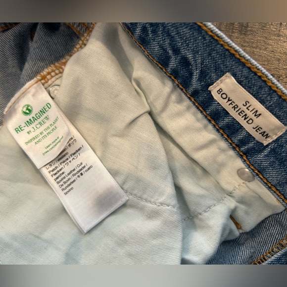 J Crew Slim Boyfriend Jeans Denim Size 28 - Picture 4 of 8